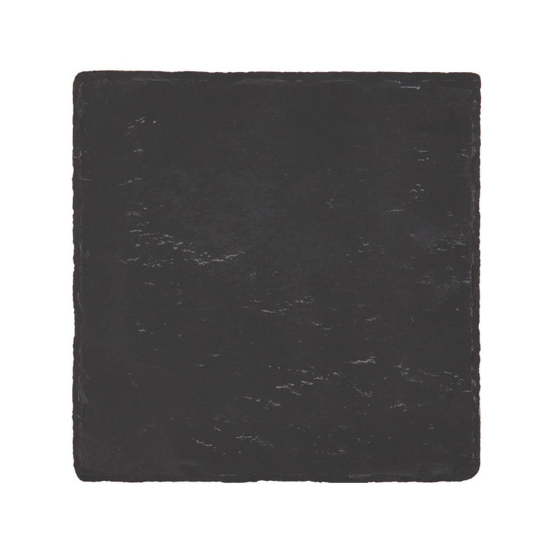 Creative Tops Naturals 4 Piece Square Coaster Set - Slate - Potters Cookshop