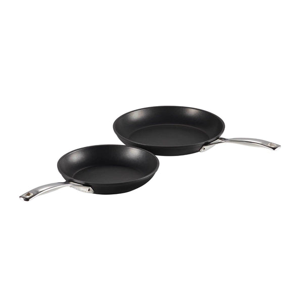 Le Creuset Toughened Non-Stick Shallow Frying Pan Set - 2 Piece - Potters Cookshop