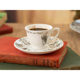 Alice in Wonderland Espresso Cup & Saucer Set - Potters Cookshop