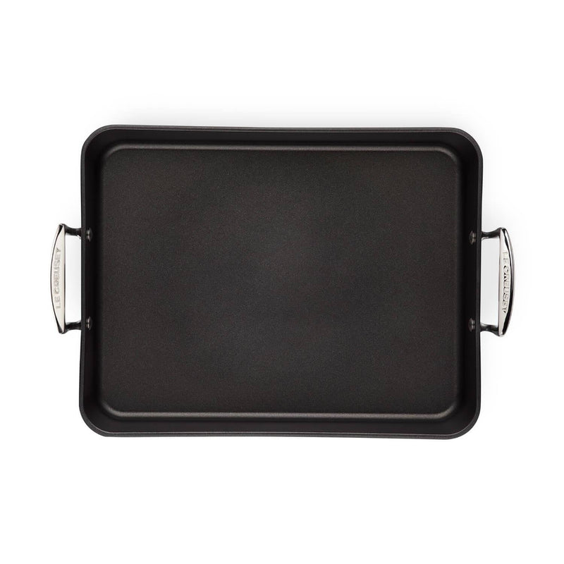 Le Creuset Toughened Non-Stick Rectangular Roaster - 35cm - Potters Cookshop