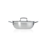 Le Creuset 3-Ply Stainless Steel Non-Stick Chef's Casserole - 24cm - Potters Cookshop