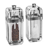 Cole & Mason Kempton Salt & Pepper Mill Set - Clear - Potters Cookshop
