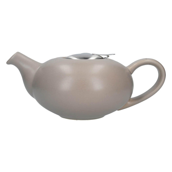 London Pottery Pebble Filter 4 Cup Teapot - Matt Putty - Potters Cookshop