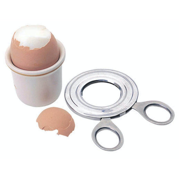 KitchenCraft Stainless Steel Egg Topper - Potters Cookshop