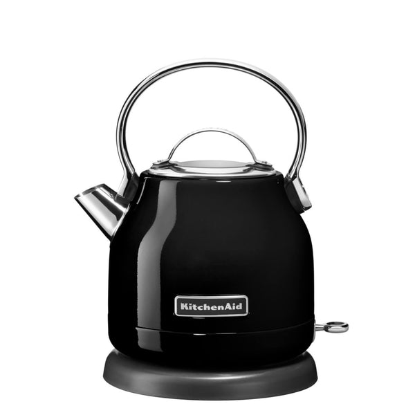 KitchenAid 5KEK1222BOB 1.25 Litre Dome Kettle - Onyx Black - Potters Cookshop