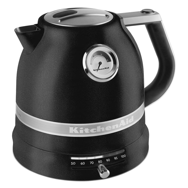 KitchenAid Artisan Kettle & 2 Slice Toaster Set - Cast Iron Black