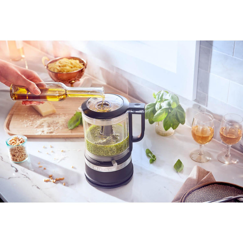 KitchenAid 5KFC0516BOB Food Chopper - Onyx Black - Potters Cookshop
