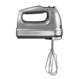 KitchenAid 5KHM9212BCU 9 Speed Hand Mixer - Contour Silver - Potters Cookshop