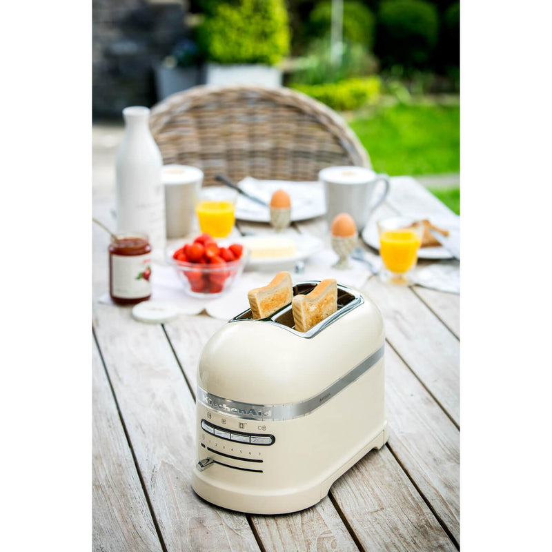 KitchenAid Artisan Kettle & 2 Slice Toaster Set - Almond Cream - Potters Cookshop