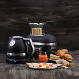 KitchenAid Artisan 5KMT2204BBK 2 Slice Toaster - Cast Iron Black - Potters Cookshop