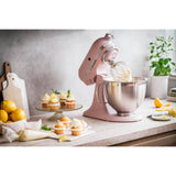 KitchenAid 5KSM185 Artisan Stand Mixer - Feather Pink - Potters Cookshop