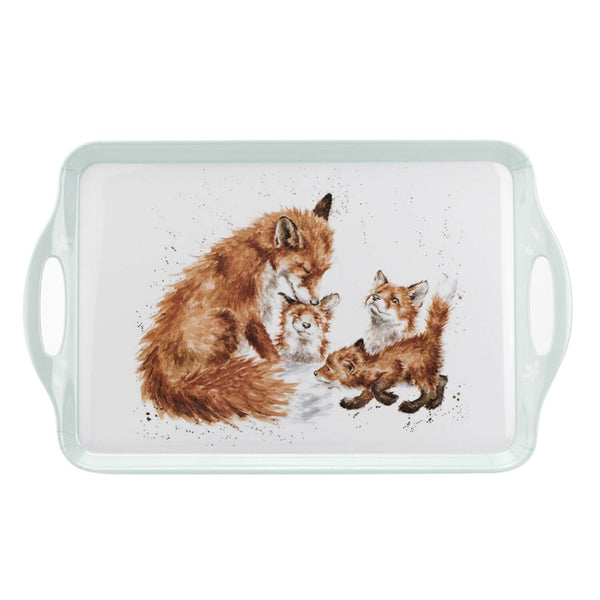 Wrendale Designs Large Handled Tray - Foxes