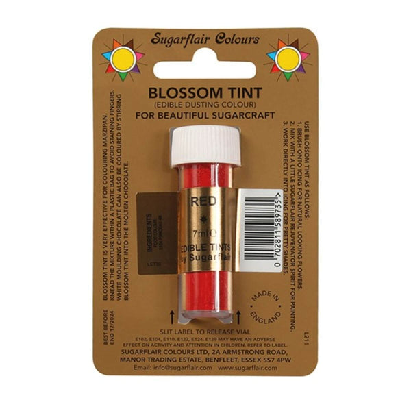 Sugarflair Edible Blossom Tint Dusting - Red