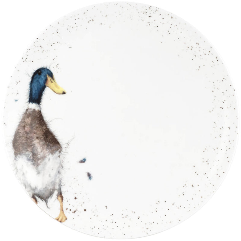 Royal Worcester Wrendale China Coupe Dinner Plate - Duck