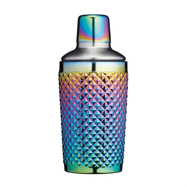 Barcraft Tropical Chic Rainbow Glass Cocktail Shaker - 400ml