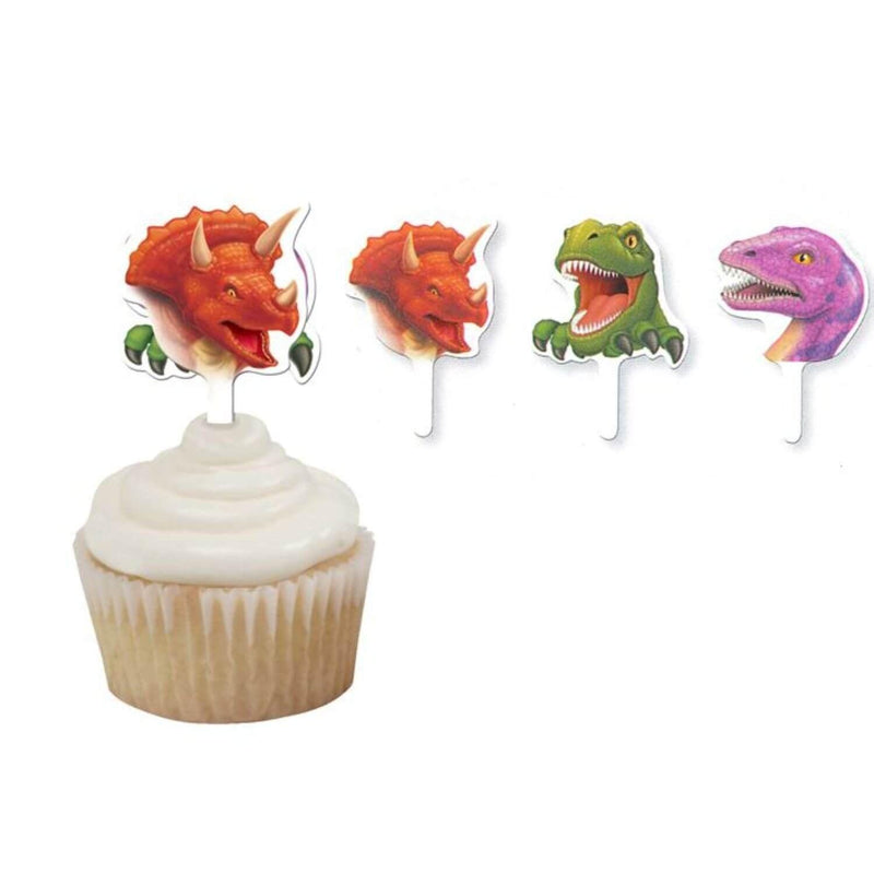 Creative Party Cupcake Toppers - Dino Blast - Potters Cookshop