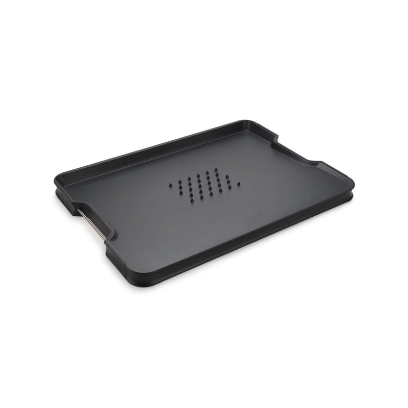 Joseph Joseph Cut&Carve Plus Multifunction Large Chopping Board - Black