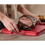 Joseph Joseph Cut&Carve Plus Multi-function Extra Large Chopping Board - Red