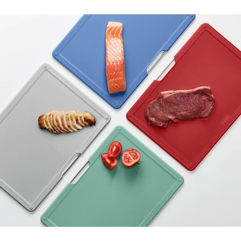 Joseph Joseph 4-Piece Folio Large Chopping Board Set -  Coast Silver - Potters Cookshop