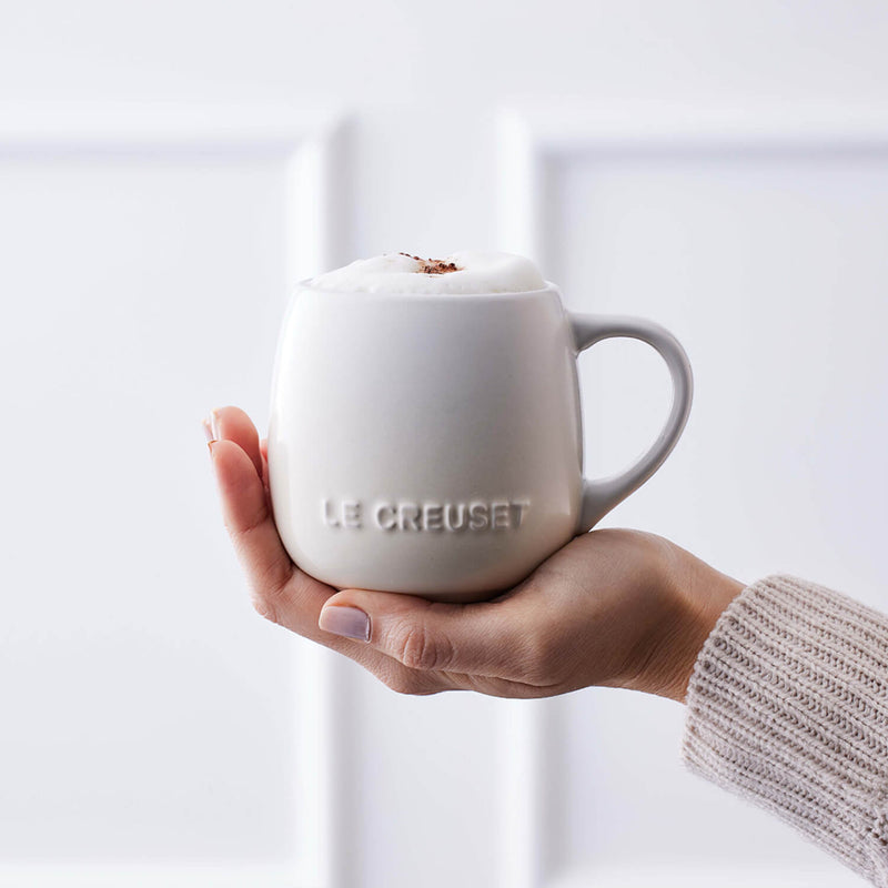 Le Creuset 320ml Stoneware Coupe Sphere Mug - Meringue