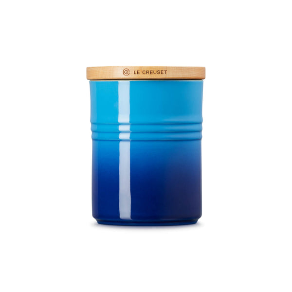 Le Creuset Stoneware Medium Storage Jar - Azure