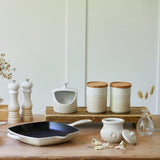 Le Creuset Stoneware Medium Storage Jar - Meringue - Potters Cookshop