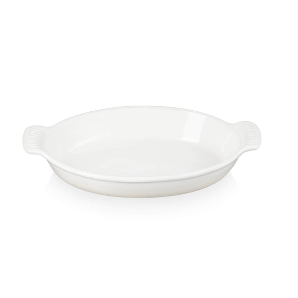 Le Creuset Heritage Stoneware 28cm Oval Dish - Meringue