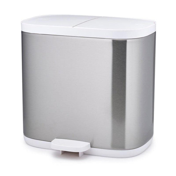 70520 Joseph Joseph Split 6 Brushed Steel Recycling Bin - Main