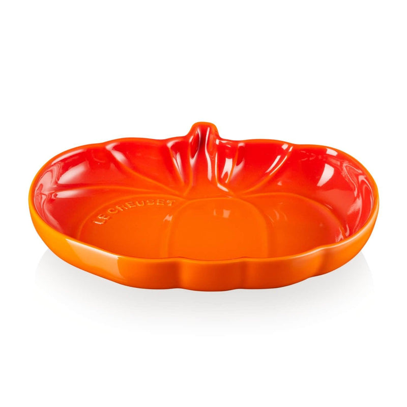 Le Creuset Stoneware 23cm Pumpkin Dish - Volcanic - Potters Cookshop