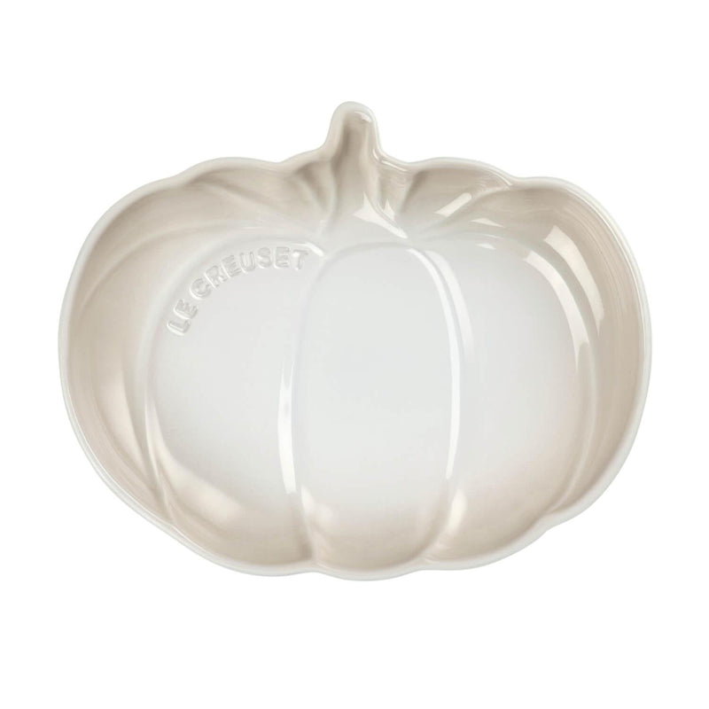 Le Creuset Stoneware 23cm Pumpkin Dish - Meringue - Potters Cookshop