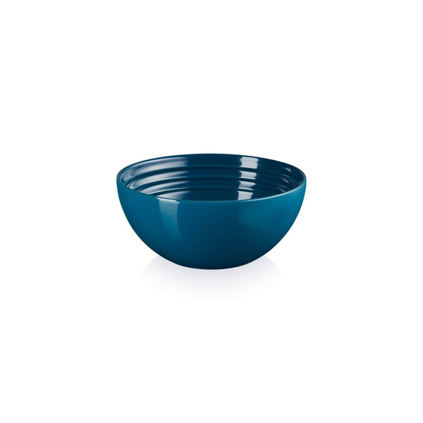 Le Creuset Stoneware 12cm Snack Bowl - Deep Teal - Potters Cookshop