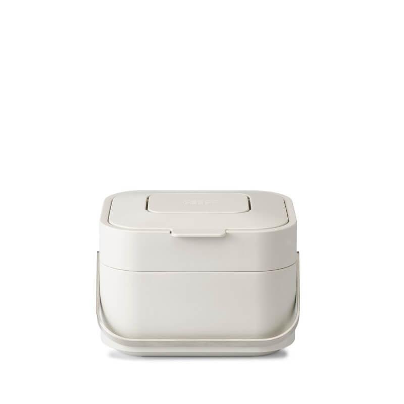 Joseph Joseph Stack 4 Food Waste Caddy - Stone - Potters Cookshop