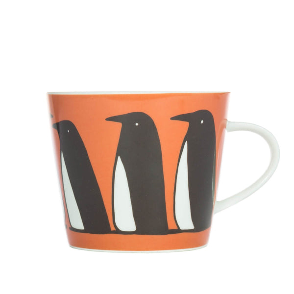 Scion Living Pedro Penguin 350ml Fine China Mug - Pimento