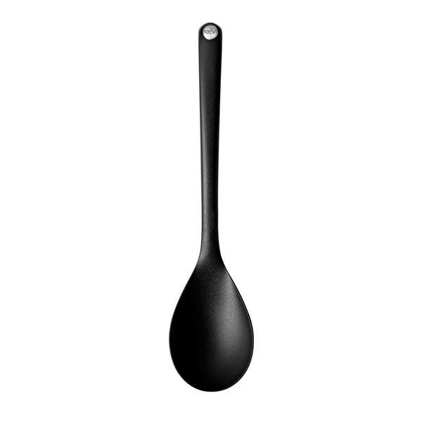 Robert Welch Signature Large Nylon Non-Stick Serving Spoon - Black - Potters Cookshop