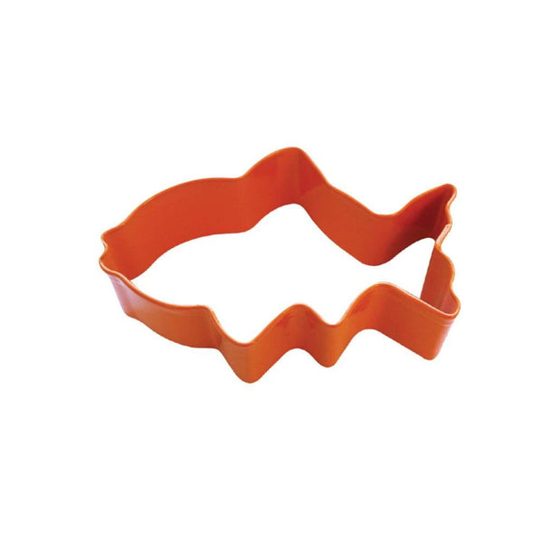 Creative Party Poly-Resin Coated Cookie Cutter Orange Fish - Potters Cookshop