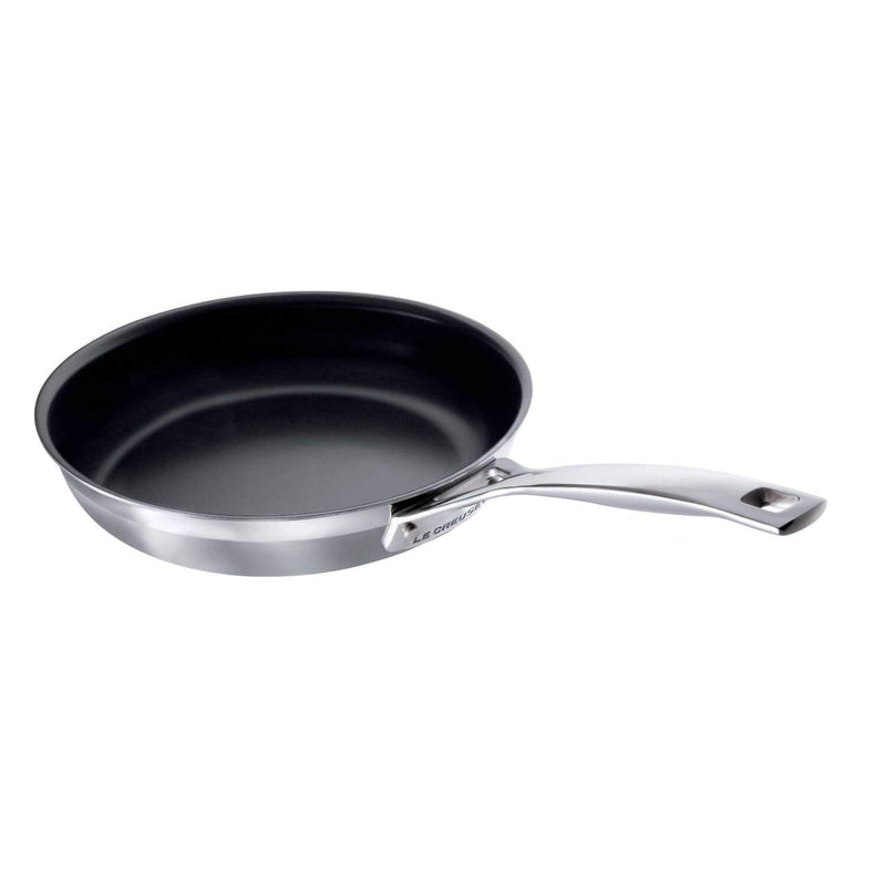 Le Creuset 3-Ply Stainless Steel Non-Stick Frying Pan - 24cm - Potters Cookshop