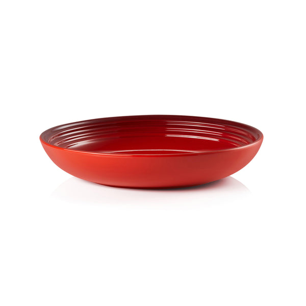 Le Creuset Stoneware Pasta Bowl - Cerise - Potters Cookshop