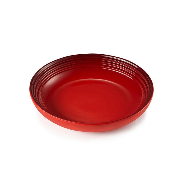 Le Creuset Stoneware Pasta Bowl - Cerise - Potters Cookshop