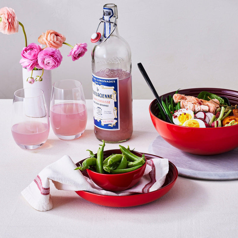 Buy Le Creuset Stoneware Pasta Bowl Cerise Potters