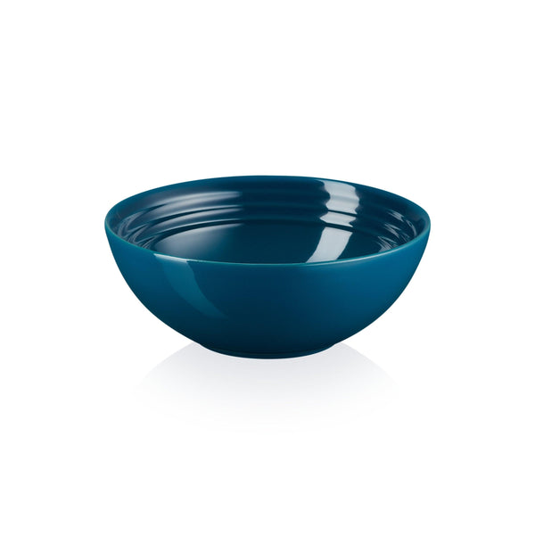Le Creuset Stoneware Cereal Bowl - Deep Teal - Potters Cookshop