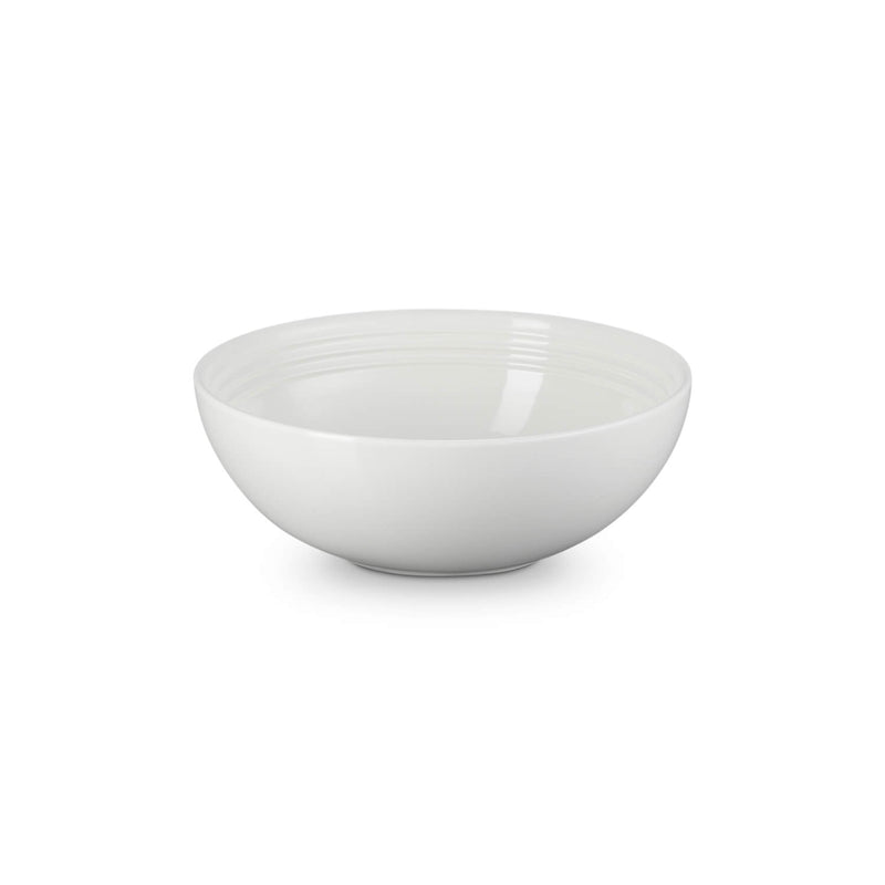 Le Creuset 24cm Round Stoneware Serving Bowl - White