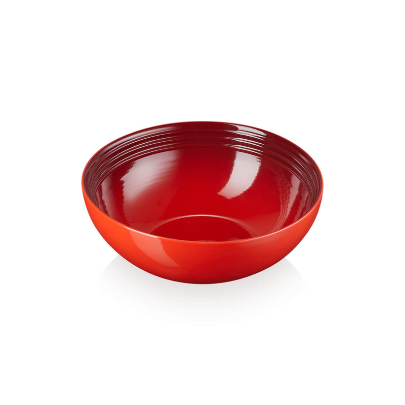 Le Creuset 24cm Round Stoneware Serving Bowl - Cerise