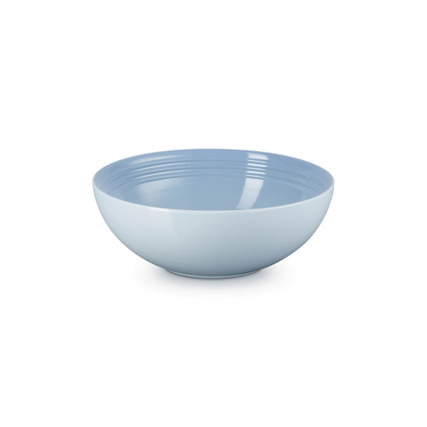 Le Creuset 24cm Round Stoneware Serving Bowl - Coastal Blue