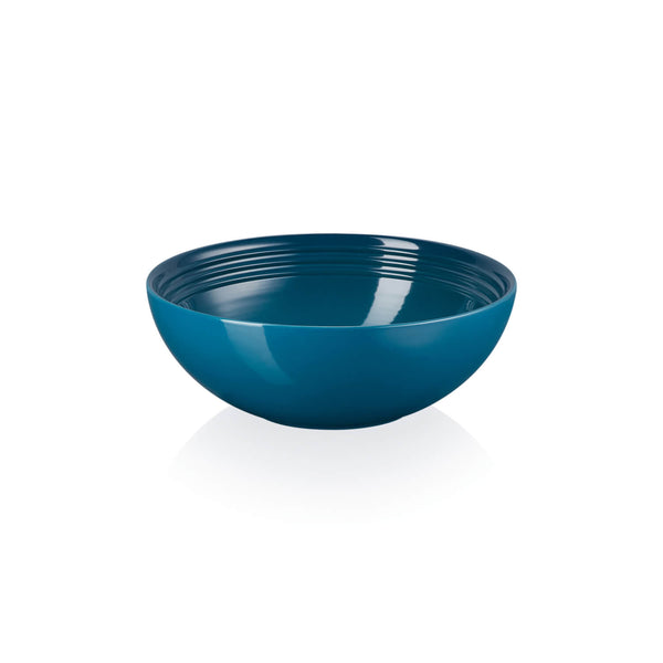 Le Creuset 24cm Round Stoneware Serving Bowl - Deep Teal