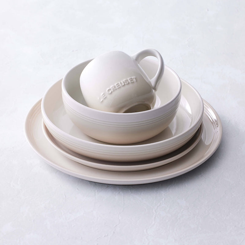 Le Creuset 22cm Stoneware Coupe Pasta Bowl - Meringue