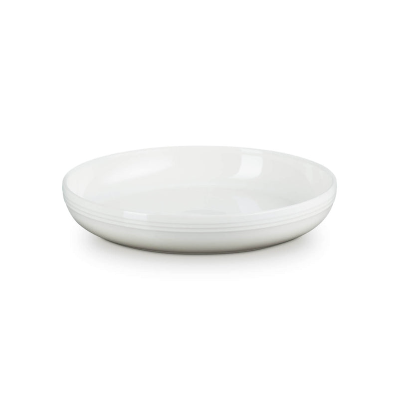 Le Creuset 22cm Stoneware Coupe Pasta Bowl - Meringue