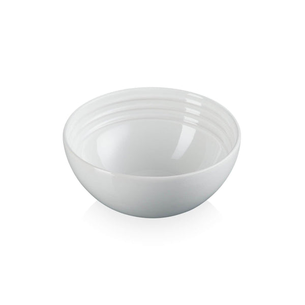 Le Creuset Stoneware 12cm Snack Bowl - White - Potters Cookshop