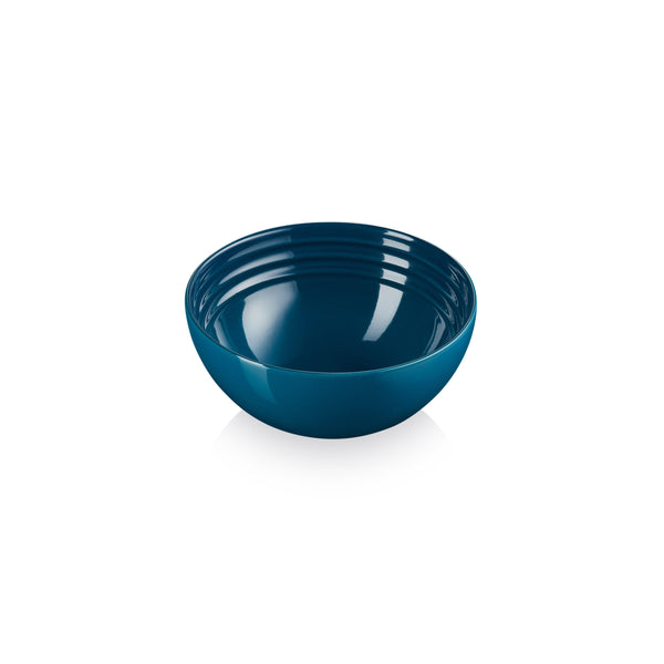 Le Creuset Stoneware 12cm Snack Bowl - Deep Teal - Potters Cookshop