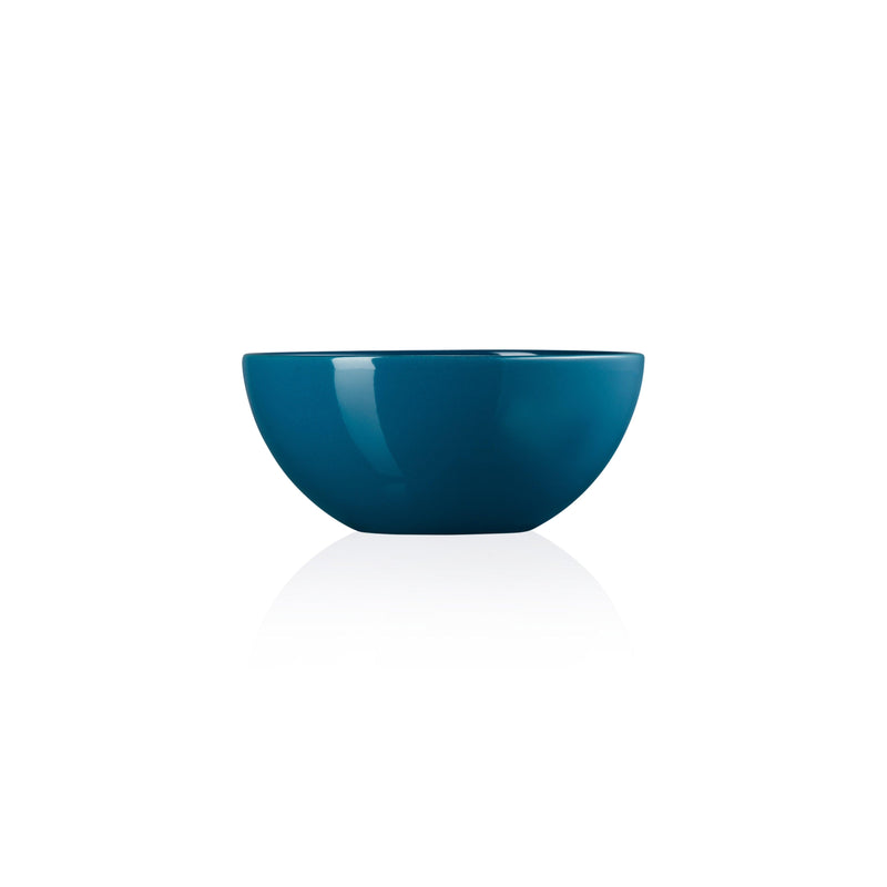 Le Creuset Stoneware 12cm Snack Bowl - Deep Teal - Potters Cookshop