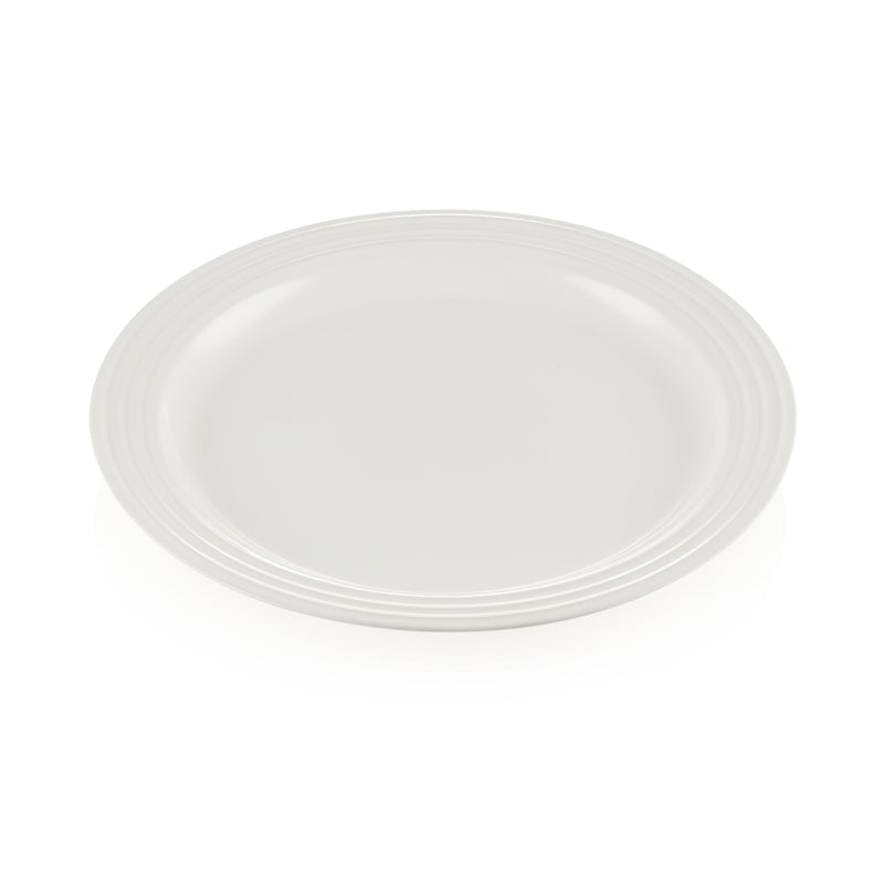 Le Creuset Stoneware Dinner Plate - Cotton - Potters Cookshop